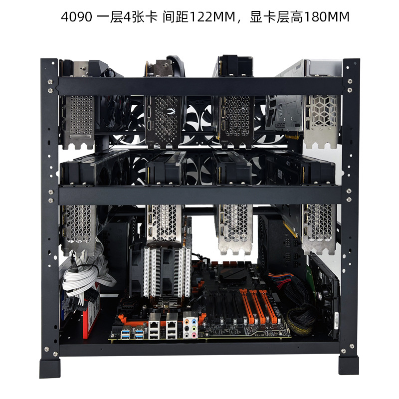 Telaio per schede grafiche ape - Gpu Mining Rig Frame 8 Gpu recensione e prezzo