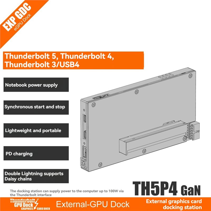 Dock X64A-EGPU per scheda graf - Gpu External Dock Egpu Thunderbolt 4 recensione e prezzo