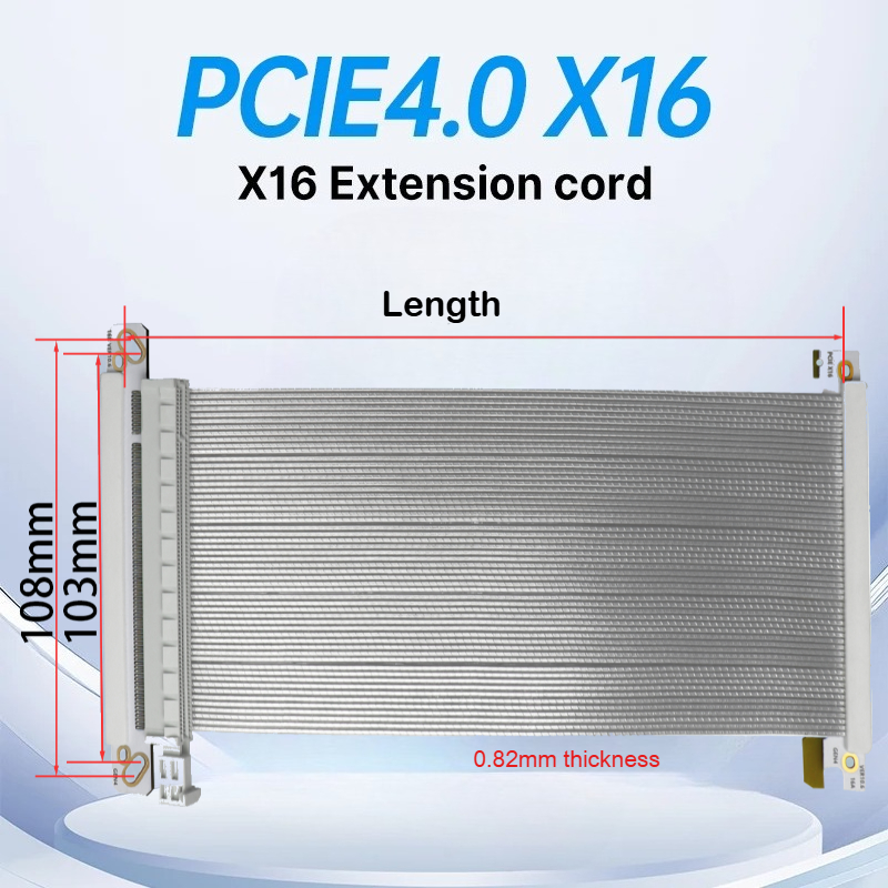 ADT-Link PCI-E x16 4.0 Cavo ri - Itx Gpu Riser Pcie 4.0 16X recensione e prezzo
